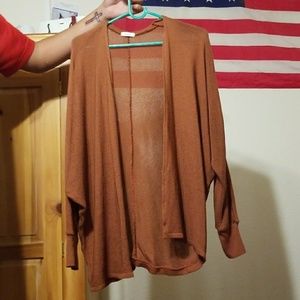 Burnt orange cardigan