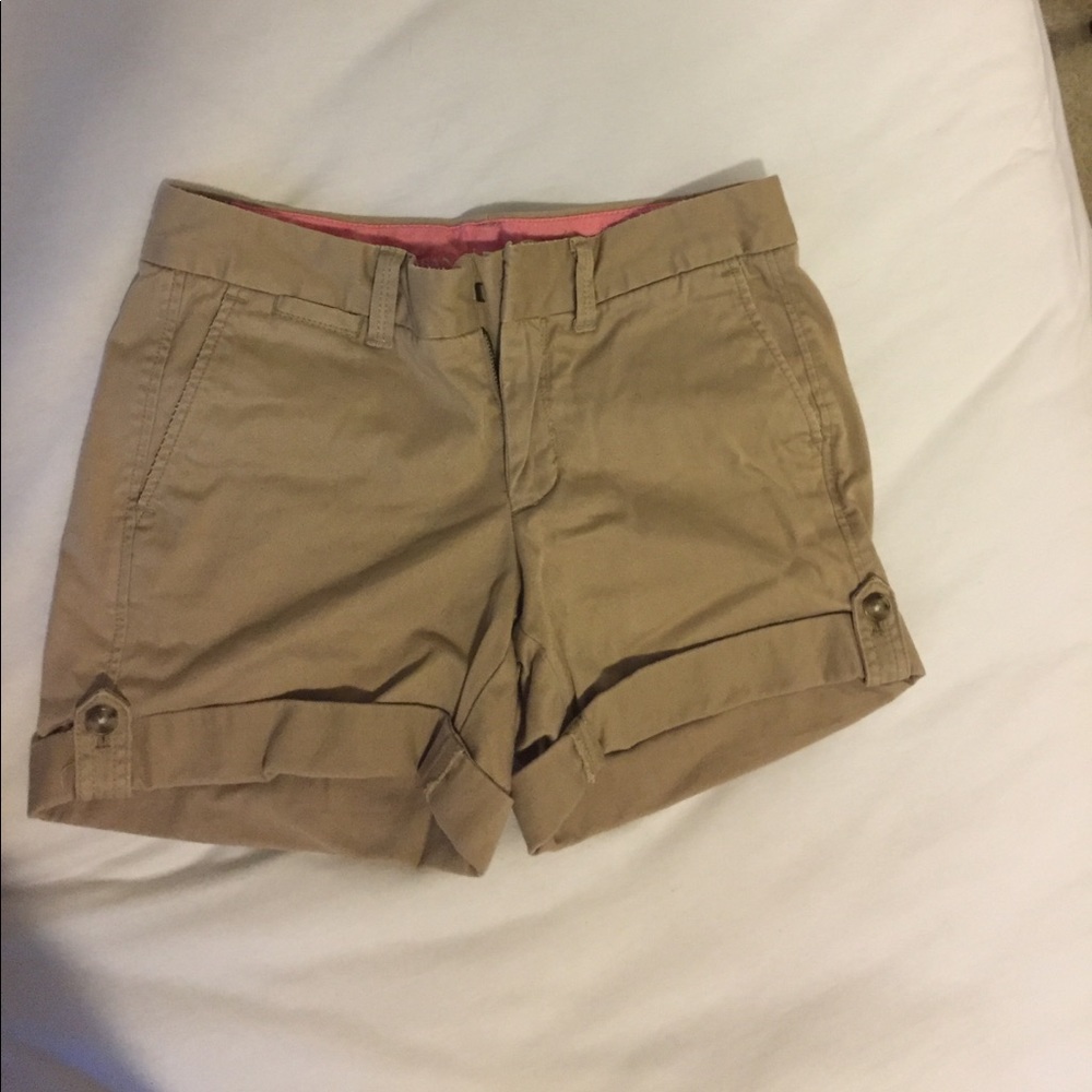 Banana republic petite khaki shorts
