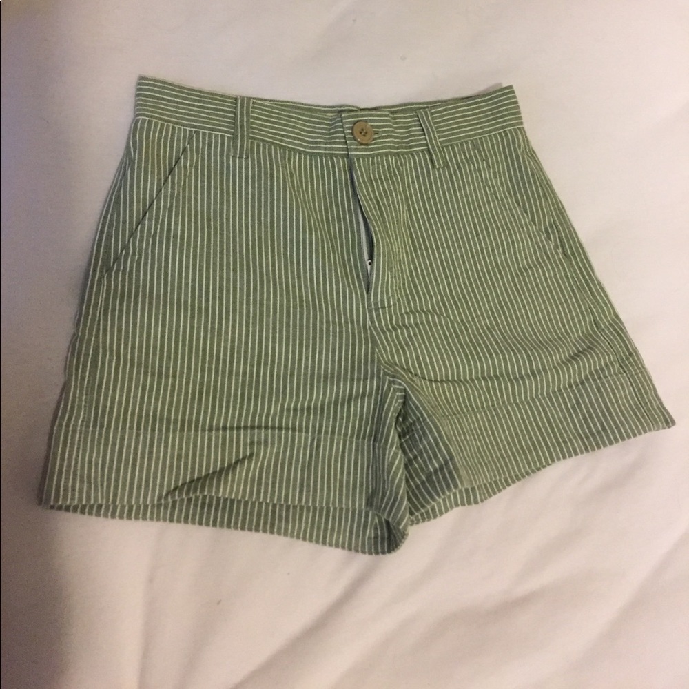 Striped shorts xs