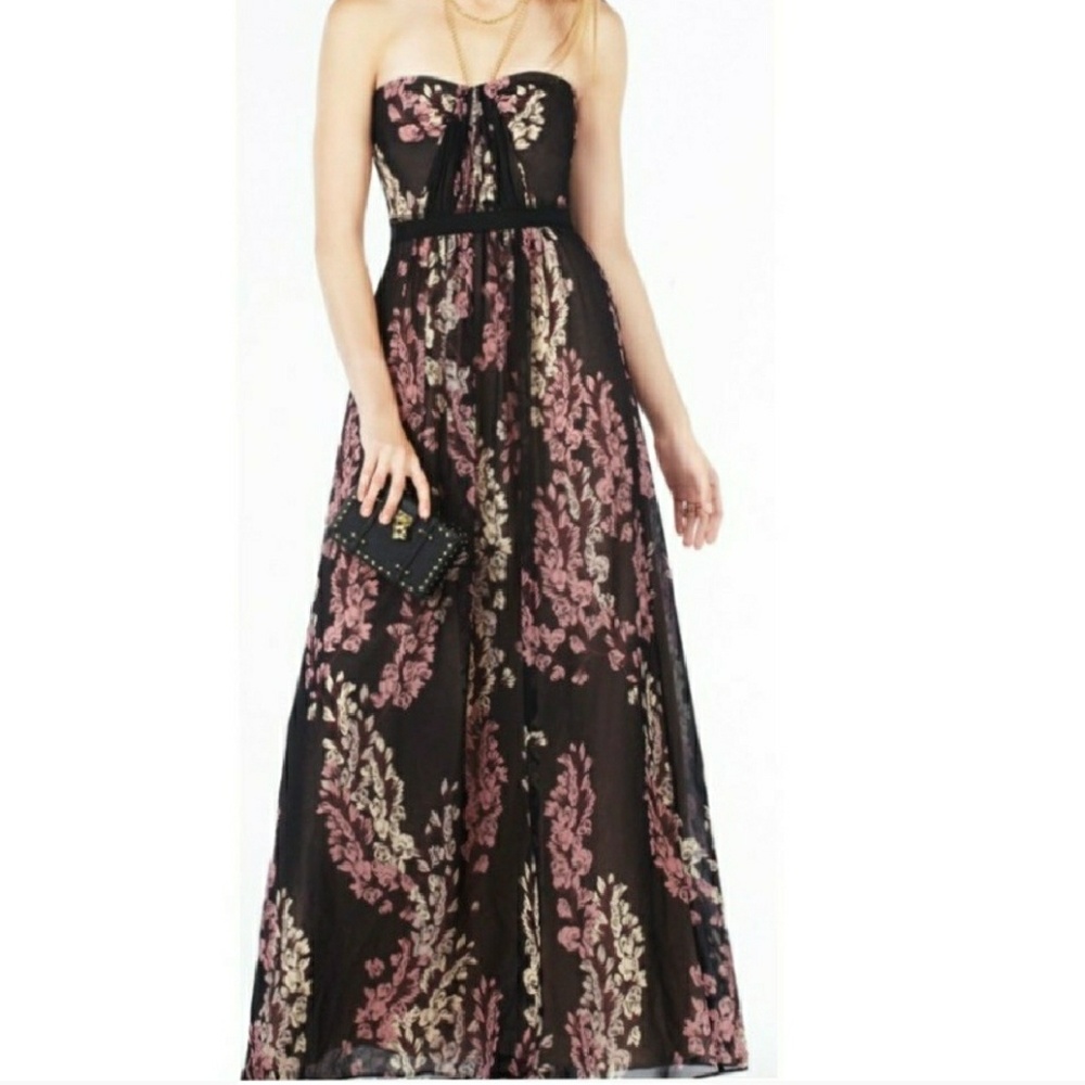 BCBGMAXAZRIA floral Maxi  dress