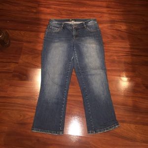 Cache denim capris
