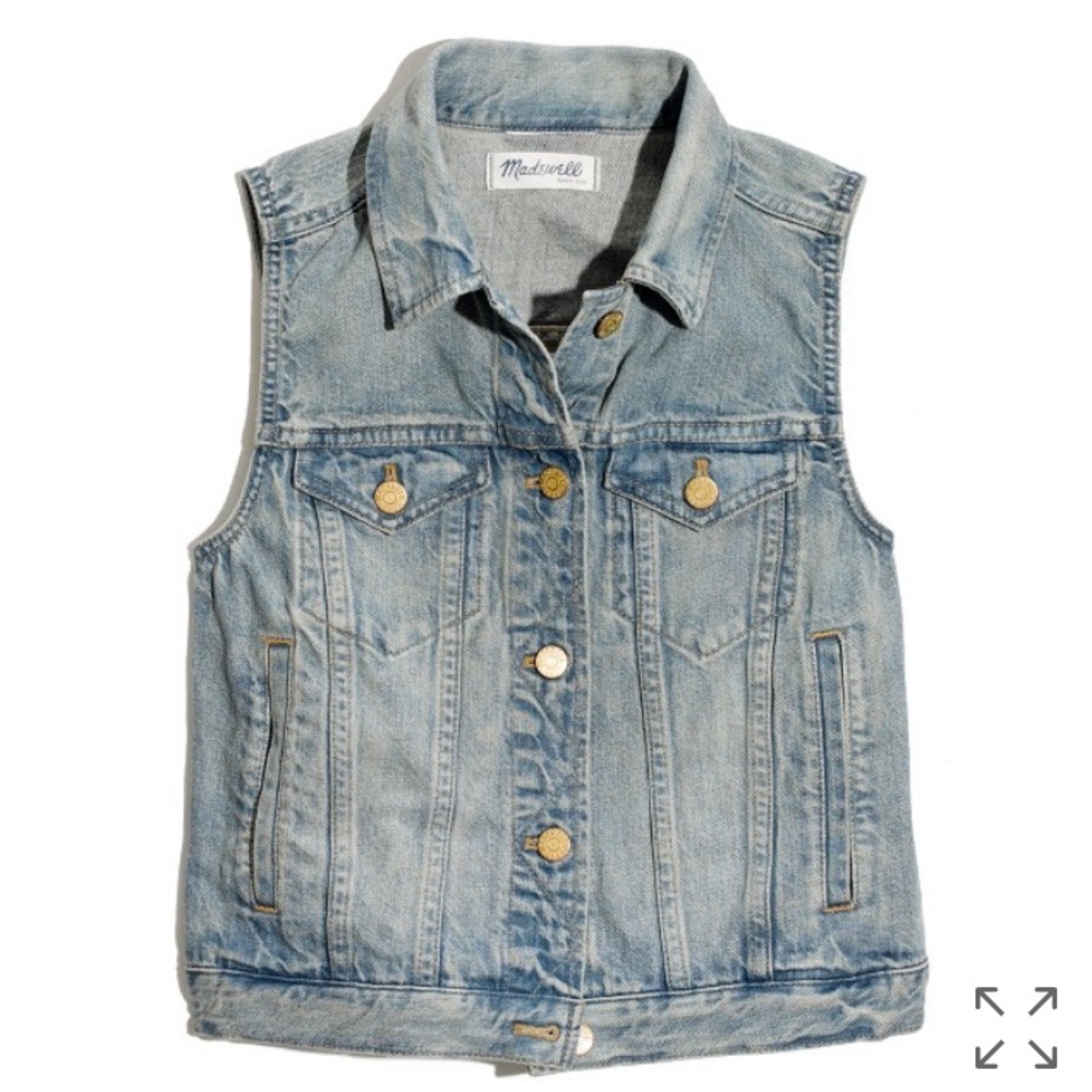 Madewell jean vest