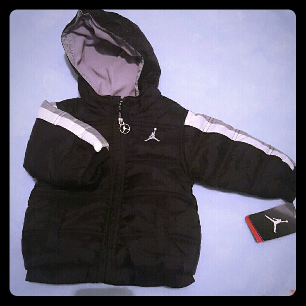 Jordan black winter coat