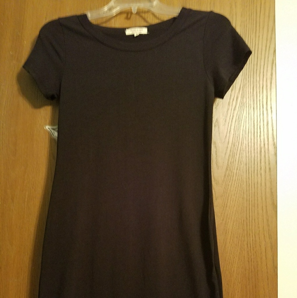 Black cotton dress