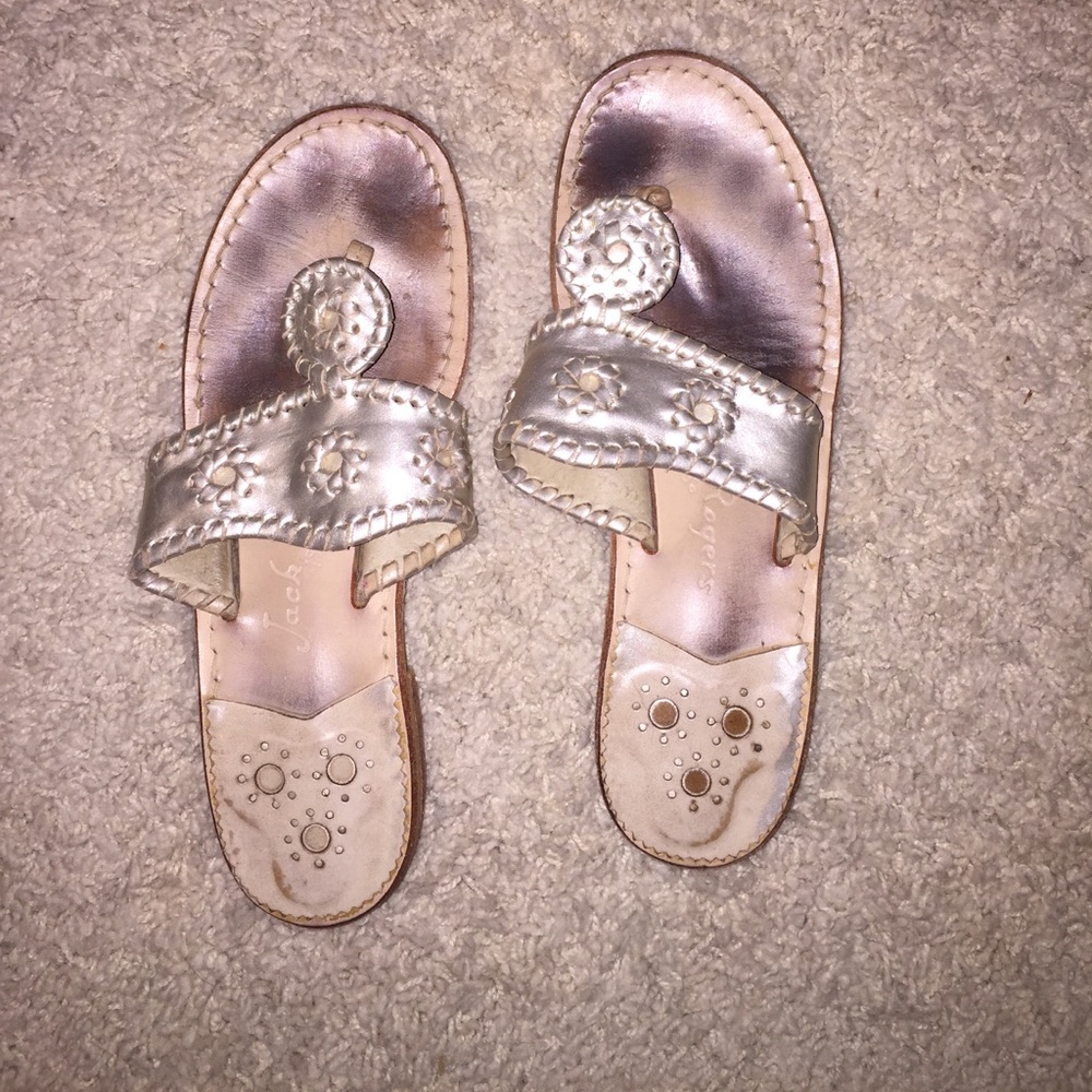 Champagne colored Jack Rogers