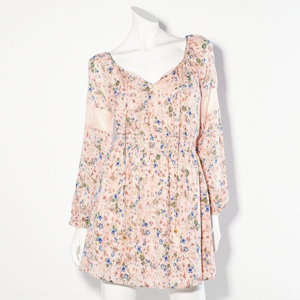 Kohls Princess Vera Wang Pink Floral Dress