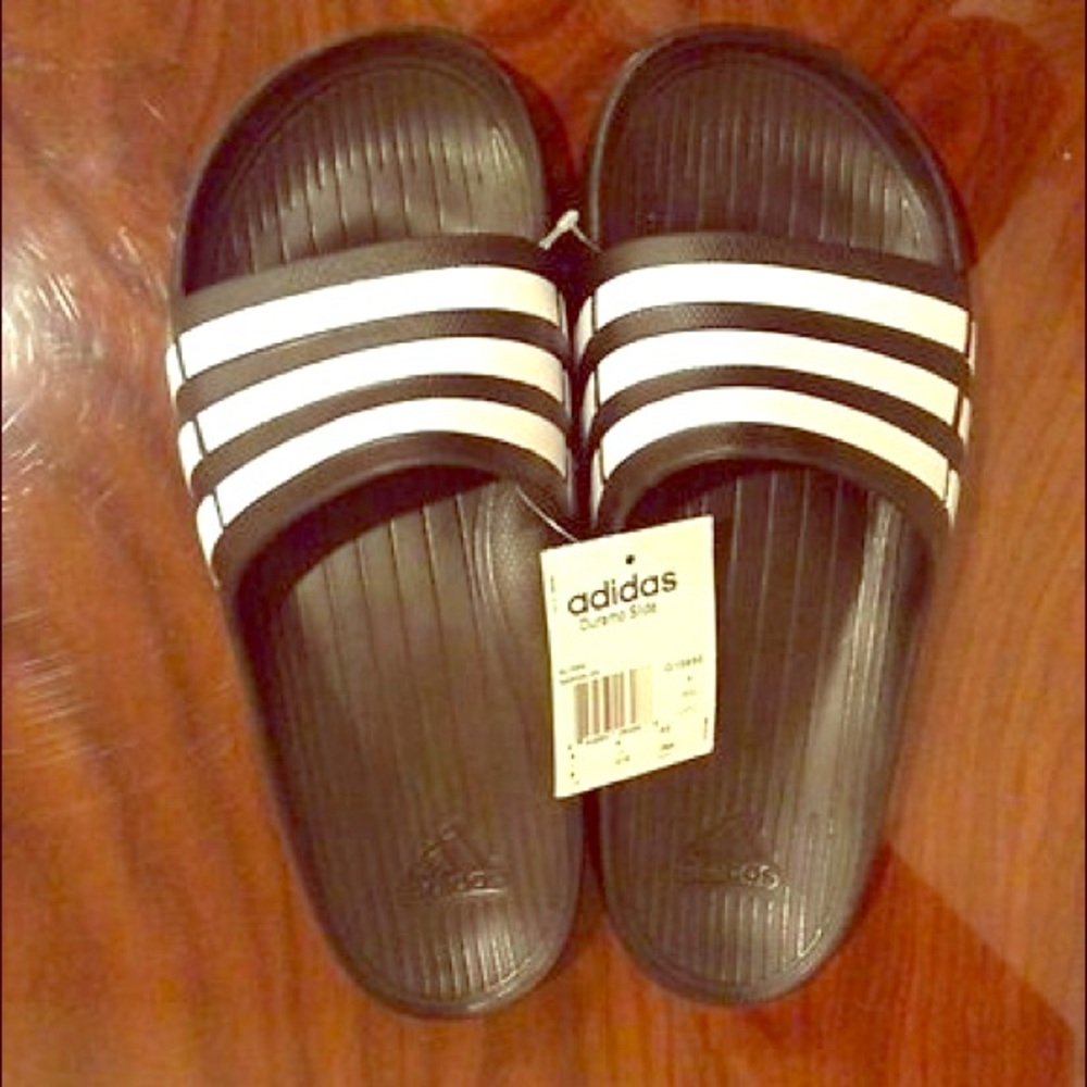 Adidas slides (brand new, never worn)
