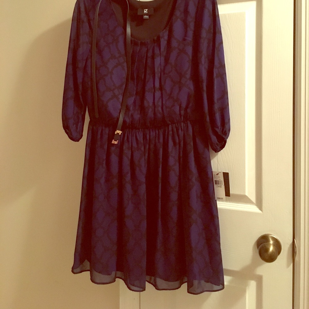 Black and blue cute dress!