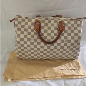 authentic louis vuitton speedy 30 danier azur