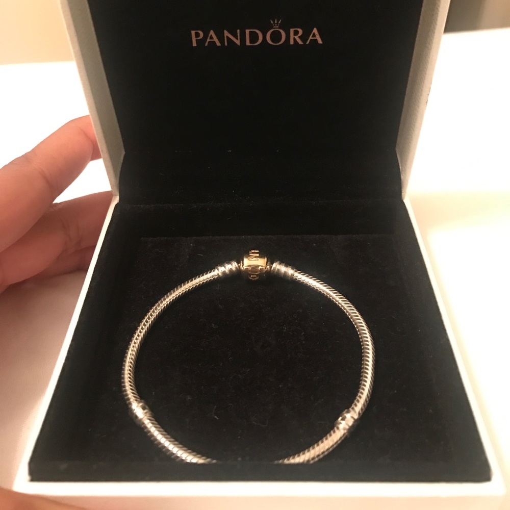 Authentic Pandora Two Tone Bracelet (18cm)