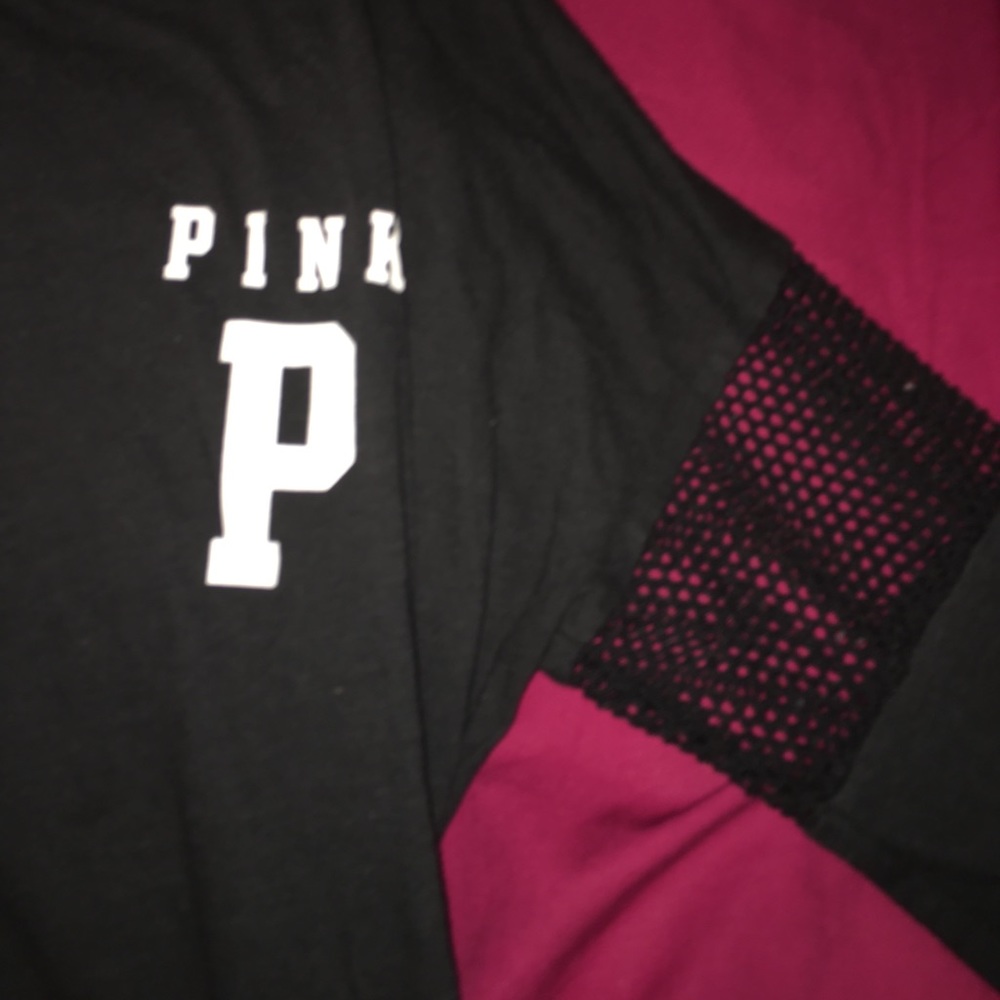 🖤VS pink mesh black shirt🖤