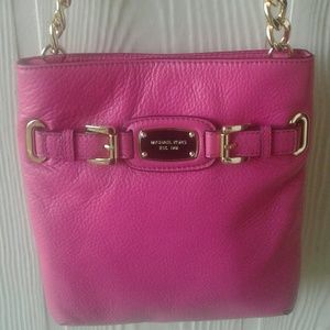 Gorgeous and Fun hot pink Michael Kors crossbody