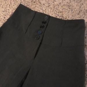 High waist wide leg pants