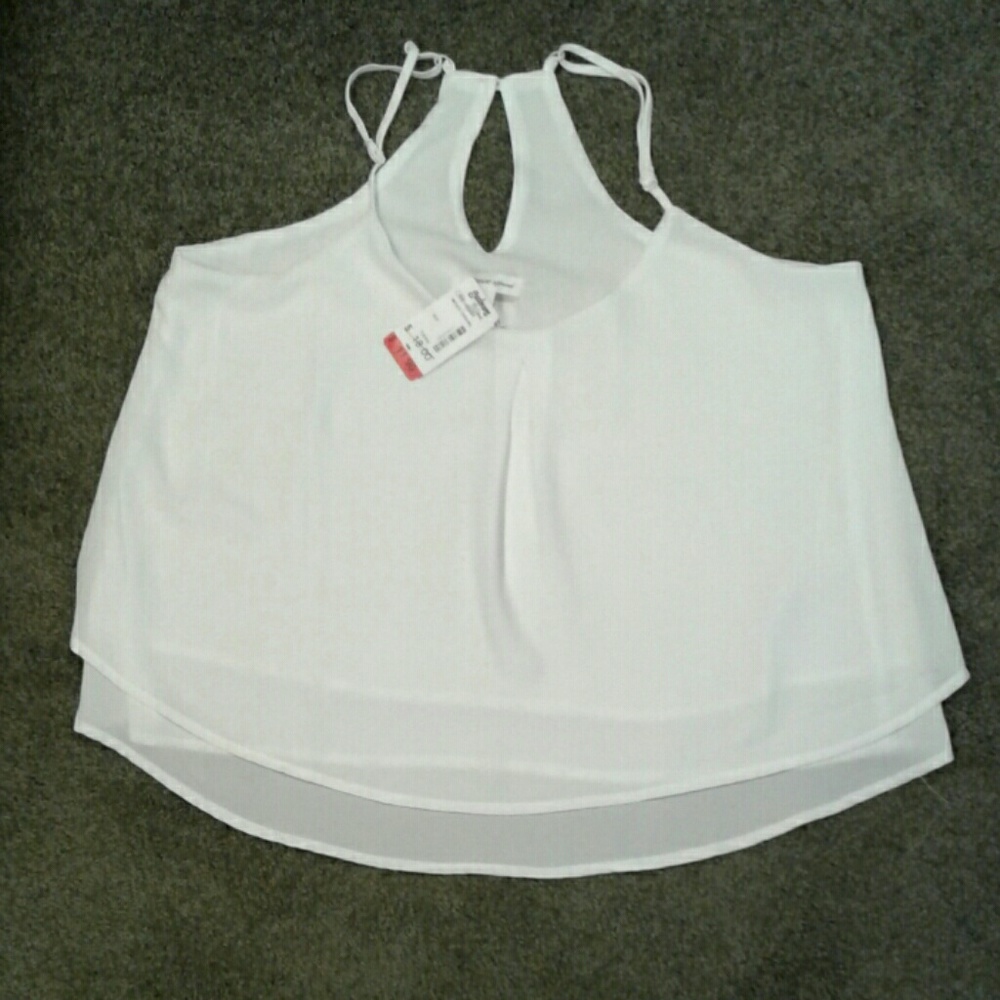White Multi-tiered Camisole