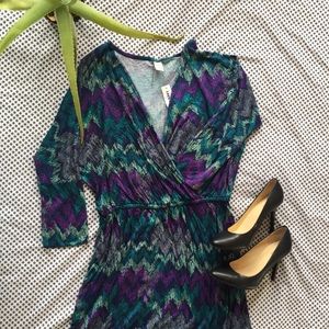 NWT Old Navy rayon v-neck dress