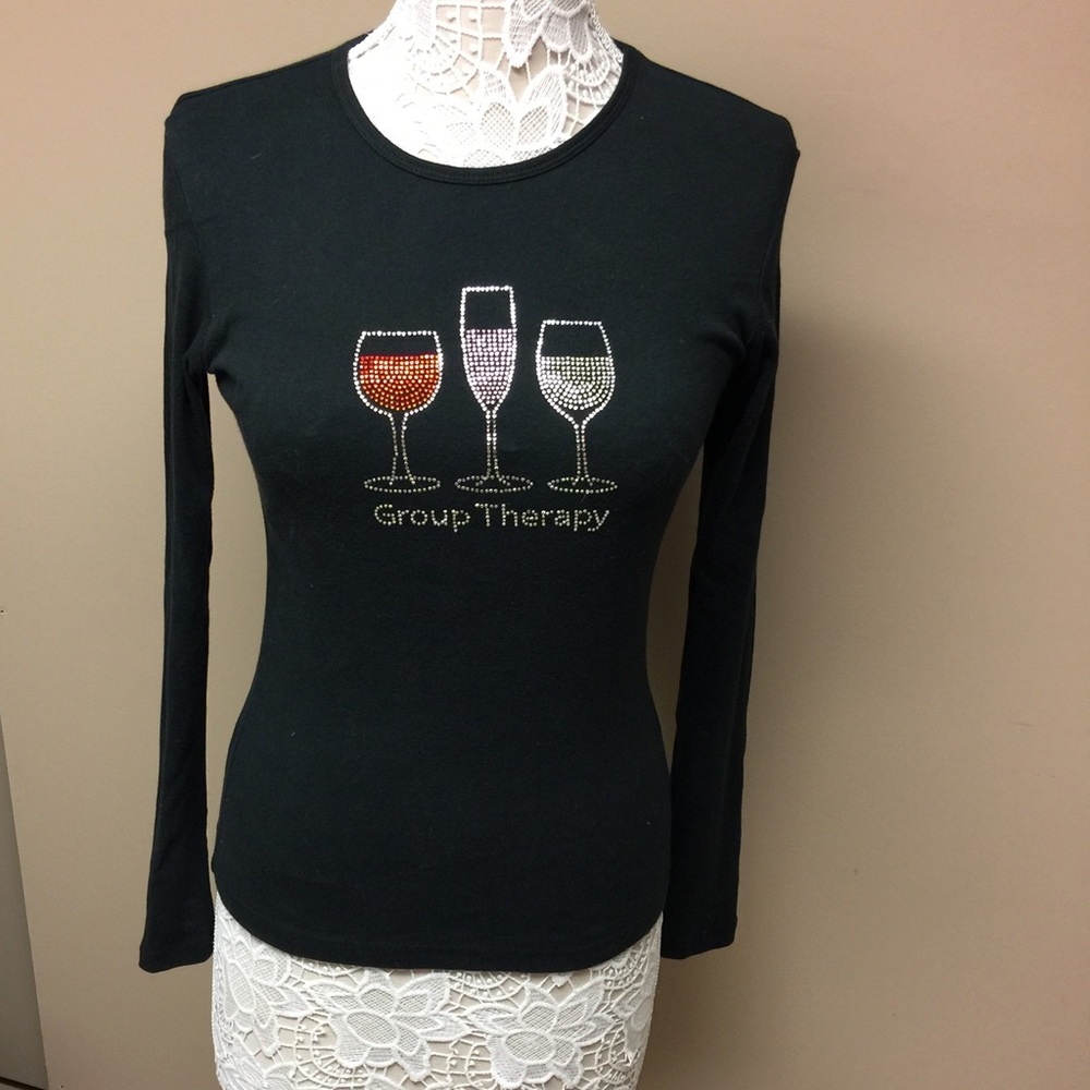 🍷 Group therapy long sleeve shirt
