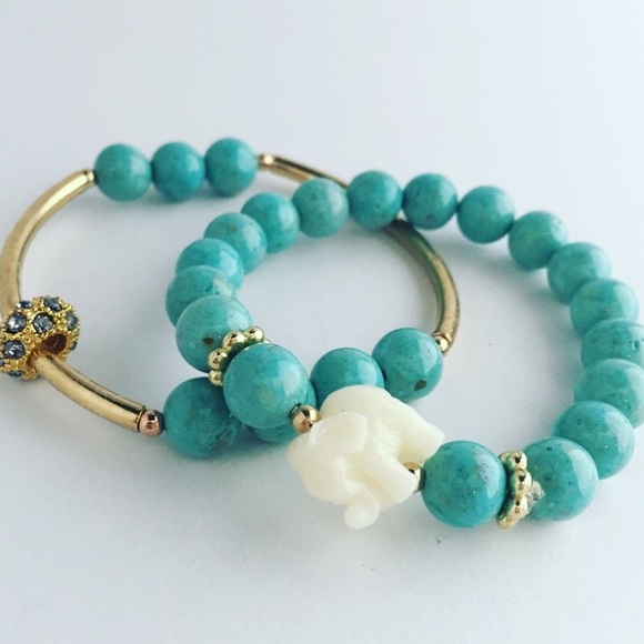 Handmade Lucky Elephant Beaded Bracelets - Picture 5 of 5