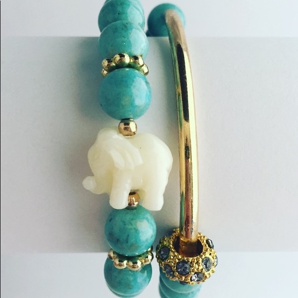 Handmade Lucky Elephant Beaded Bracelets - Picture 2 of 5