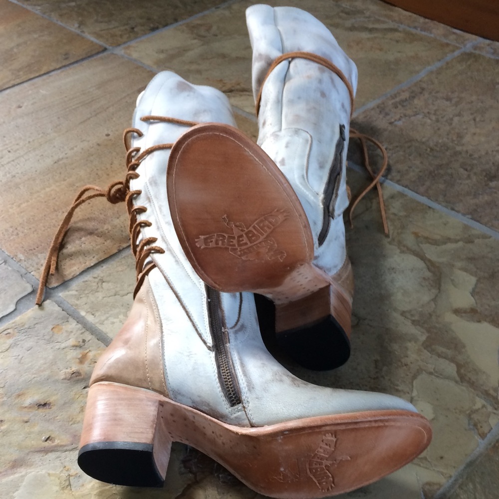 🍃💕NIB Steve Madden Freebird Cosmo Leather Boot - Picture 4 of 8