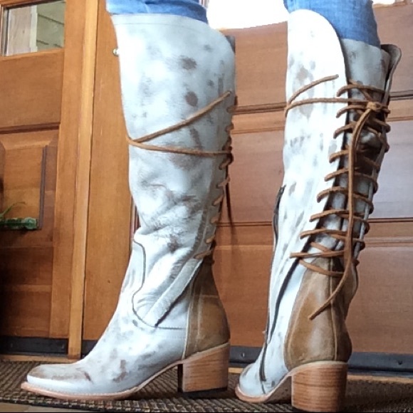 🍃💕NIB Steve Madden Freebird Cosmo Leather Boot - Picture 5 of 8