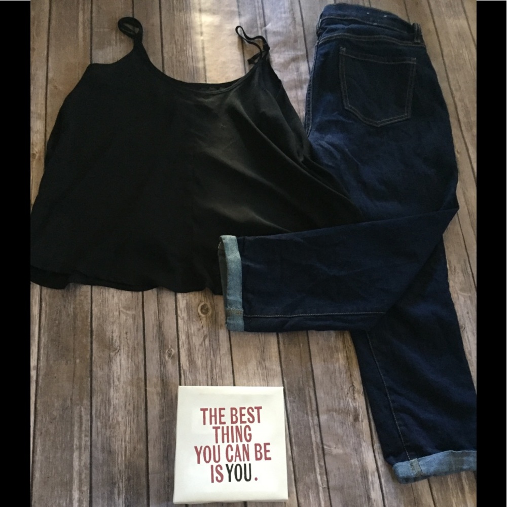 Old Navy Sweet Heart cropped jeans 👖