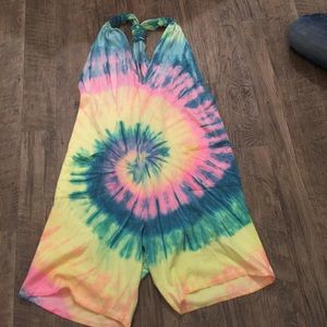 Tie dyed 90's Romper