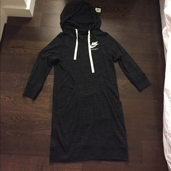 Nike Dresses & Skirts - Nike gym vintage hooded dress