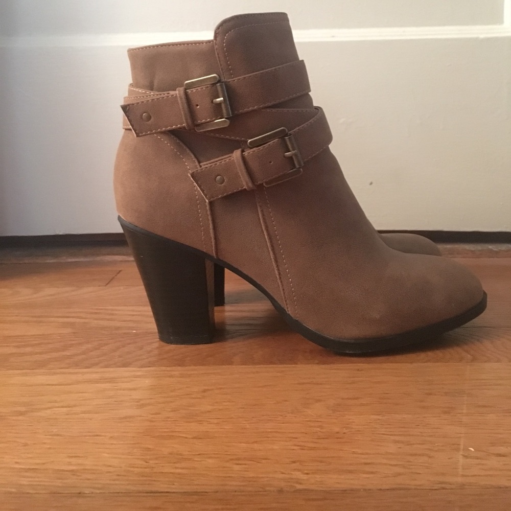 Just Fab Brown Booties