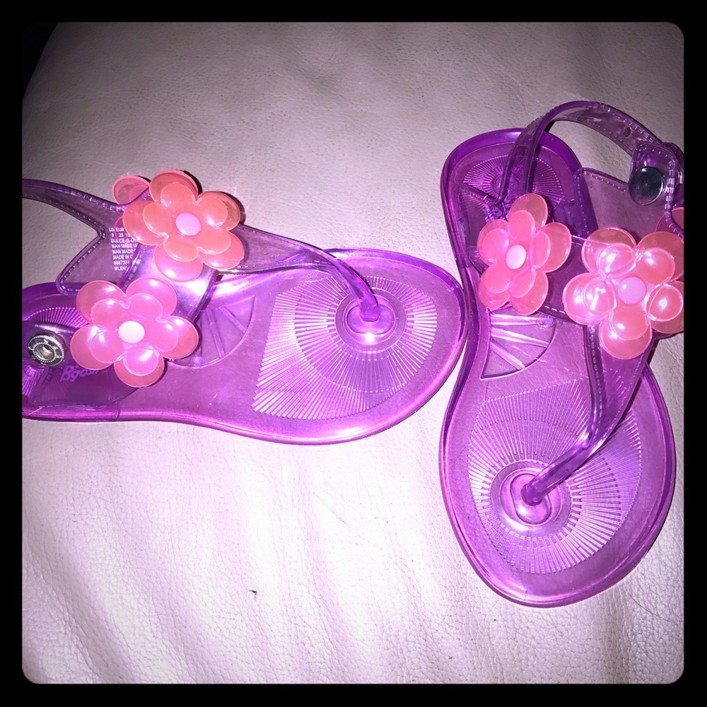 Toddler jelly sandals size 9