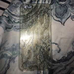 Slim iPhone 6 PLUS case with gold detailing