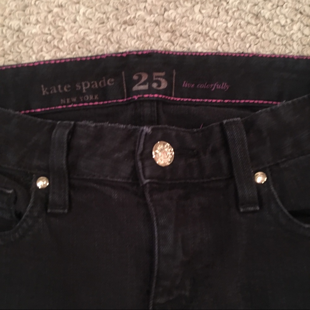 Kate Spade Broome Street Black Skinny Jeans - Picture 7 of 8
