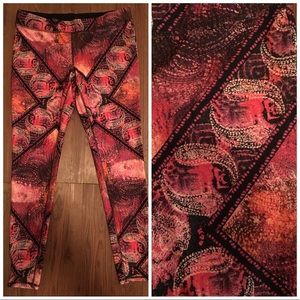 Xhileration XL Paisley Compression Pants