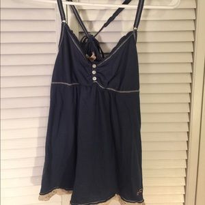 Medium Blue Hollister Tank