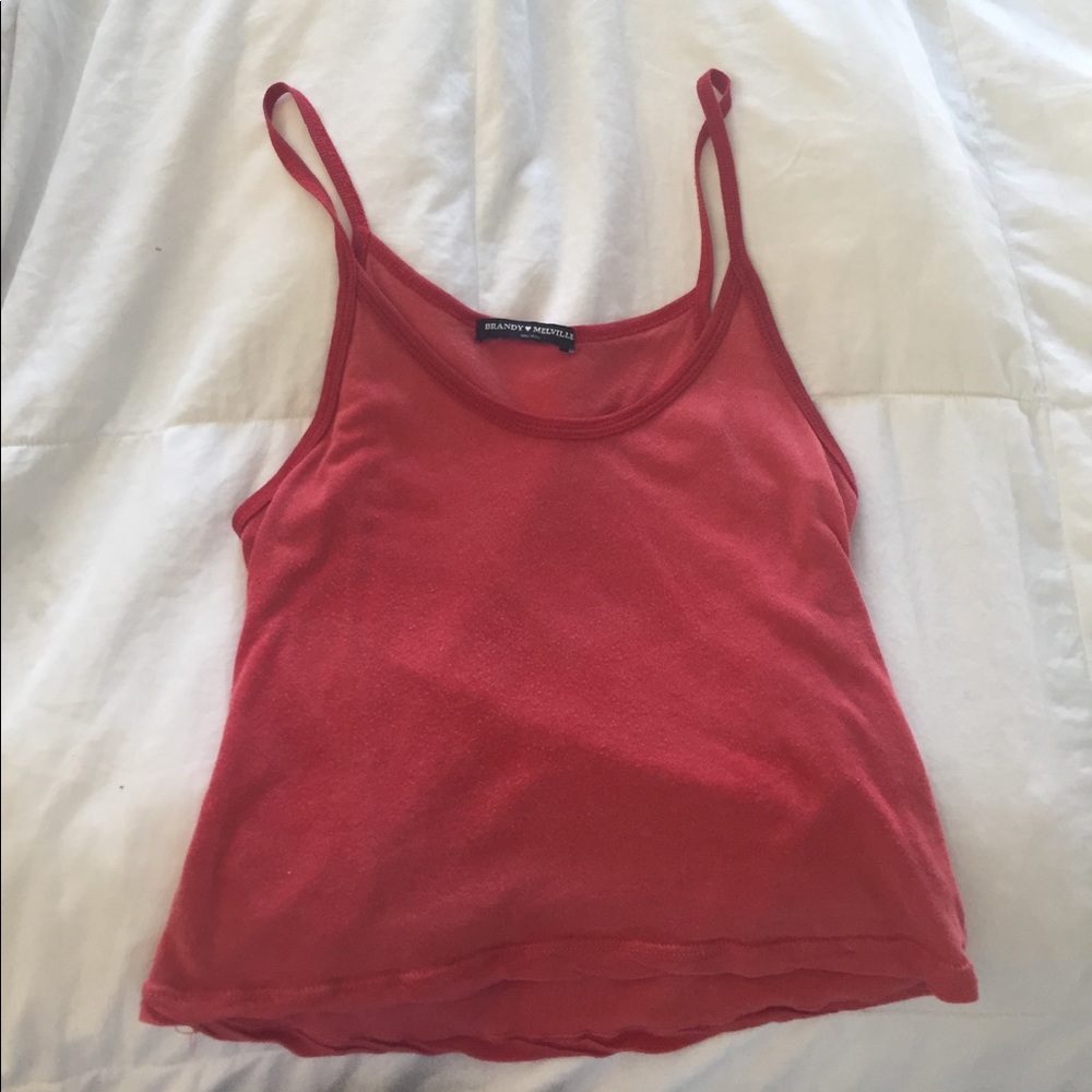 Orange red tank
