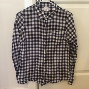 J.Crew gingham button up