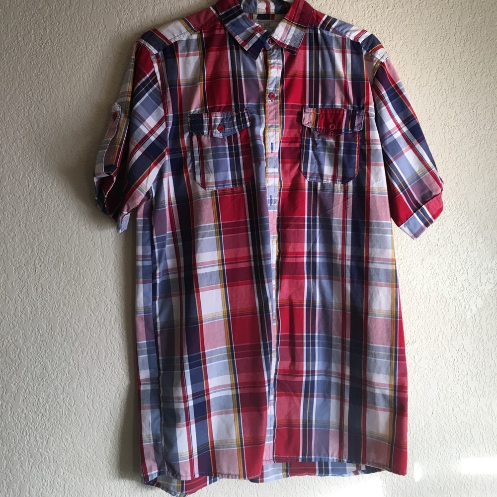 Plain button down shirt