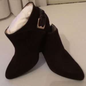 Cole Haan suede booties