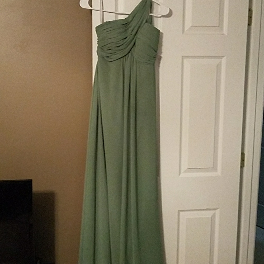 Bridesmaid chiffon gown dress