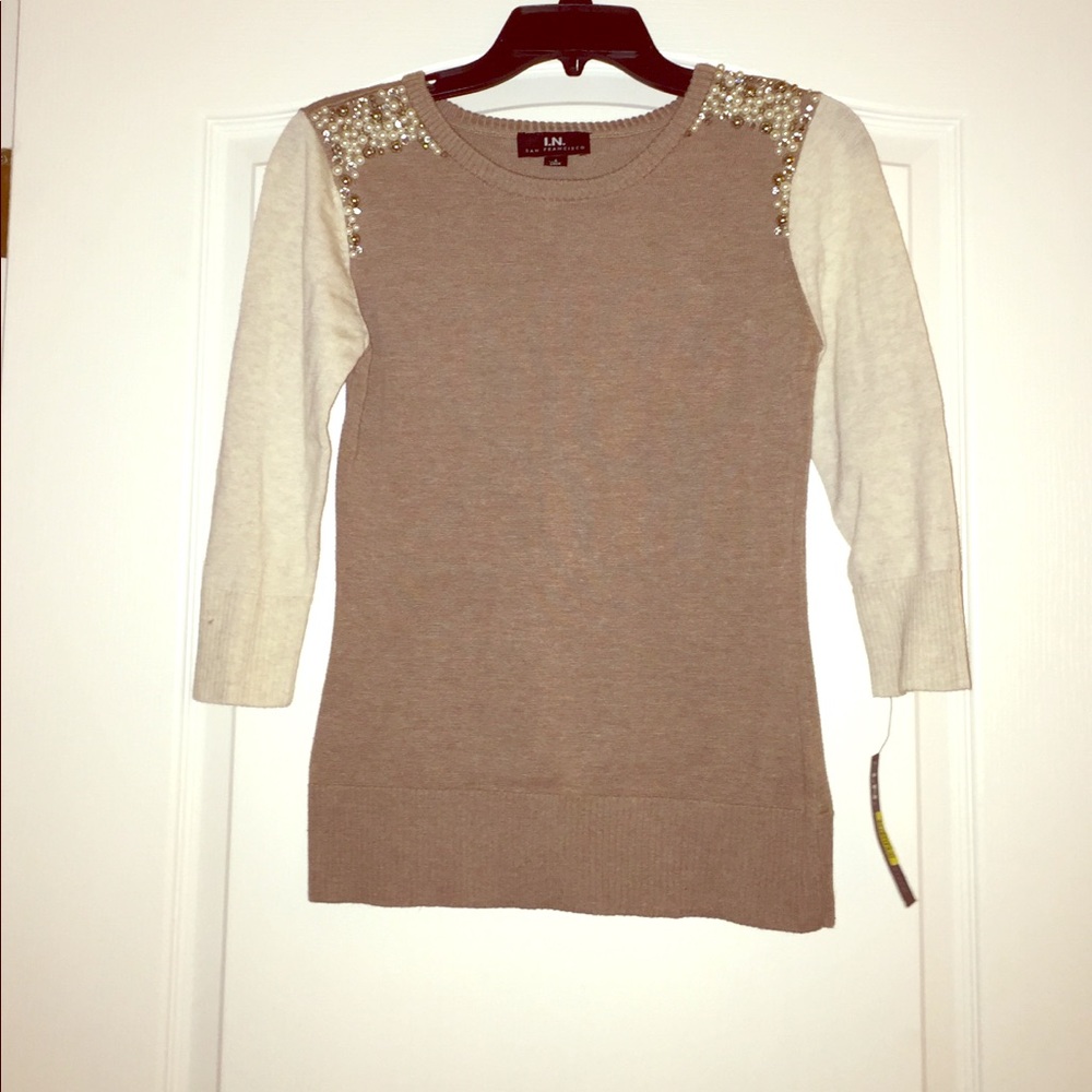 Juniors/Women's I.N., Sz Small, 3/4 Length Sweater