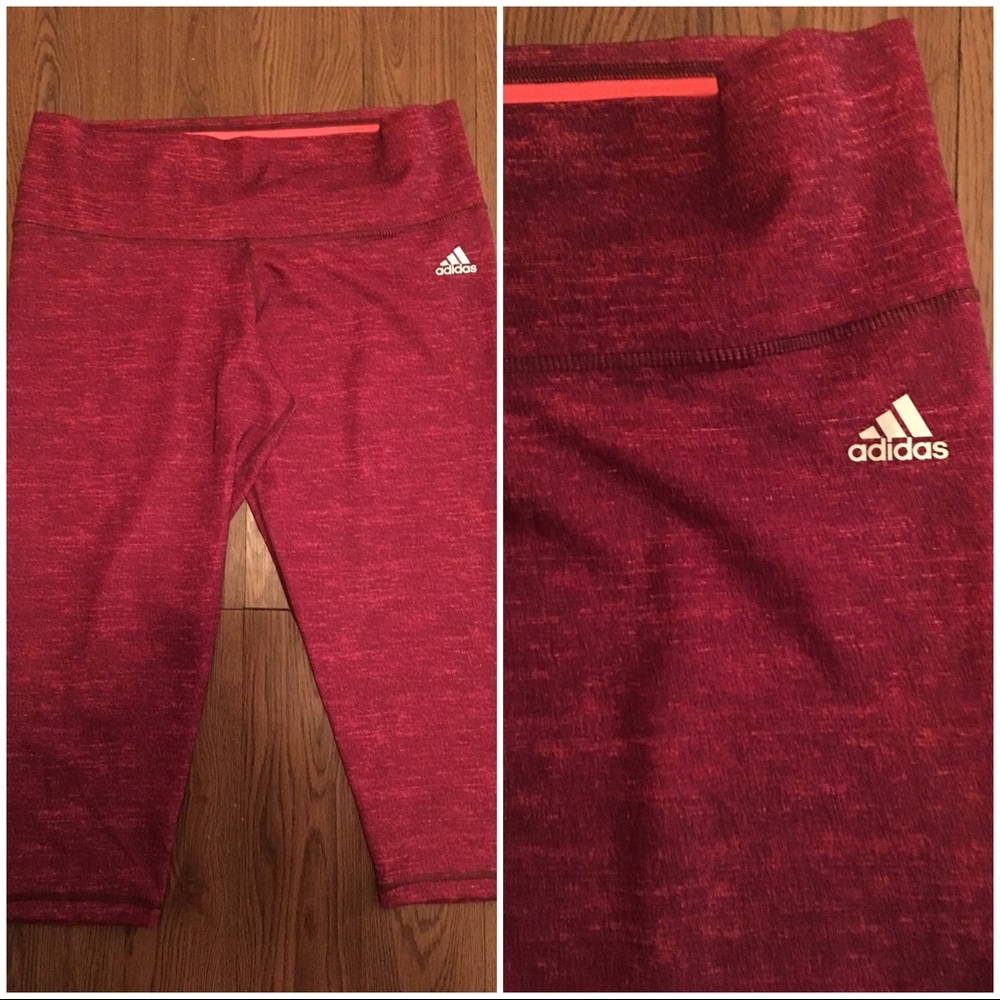 Adidas Berry Compression Capris- L- Worn Once