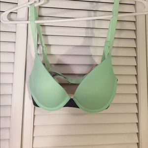 Victoria's Secret Pink 32B Mint/Pink Padded Bra
