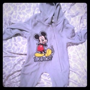 Grey mickey mouse suit