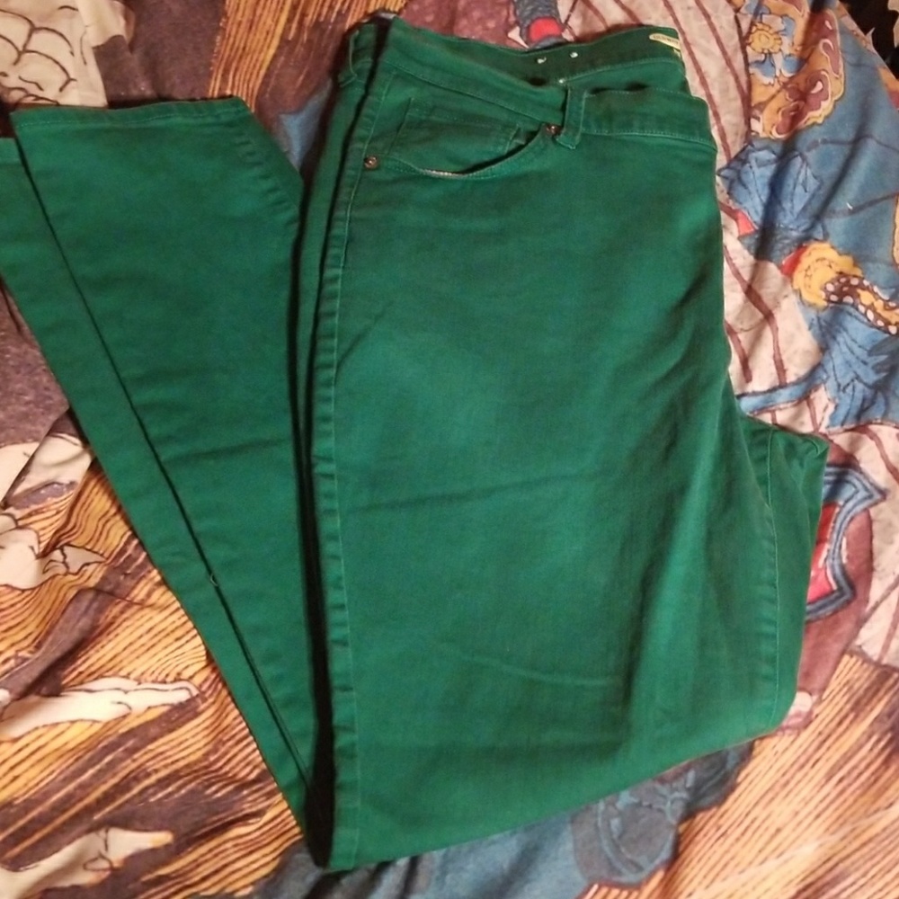 Green Sweet Heart Jeans