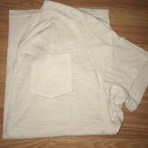 Banana republic white linen tee. Never worn