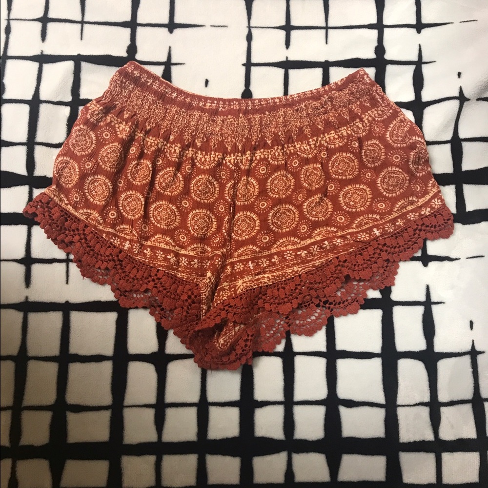 Cute Boho Boutique Flowy Shorts