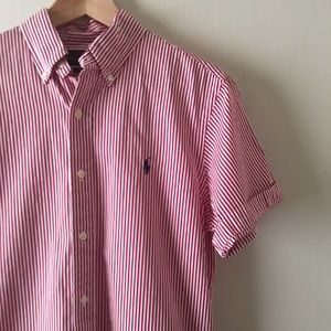 Polo short sleeve button up