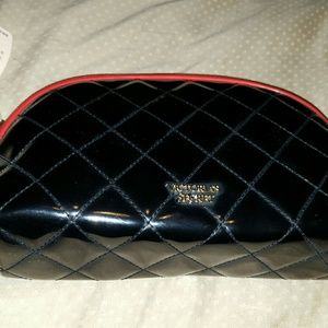 Victorias Secret black makeup bag