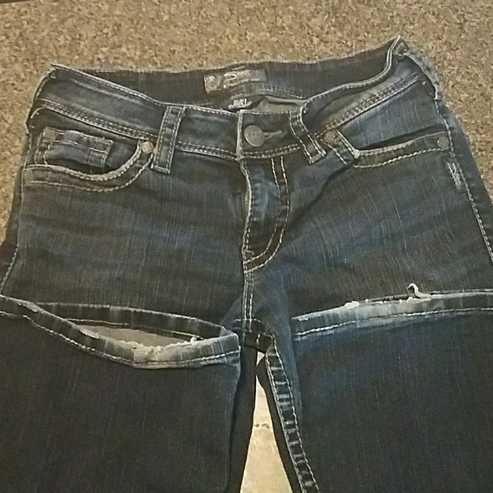 Silver jeans