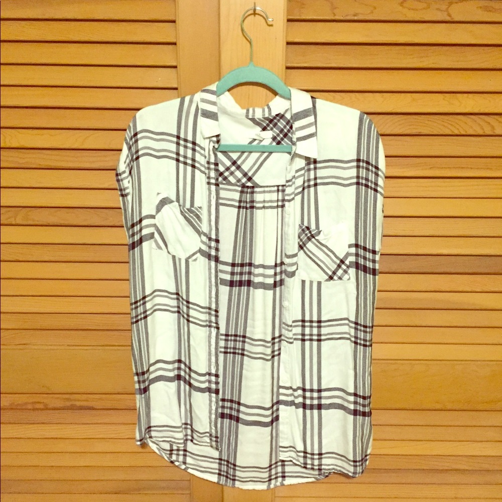 Button Down Plaid Shirt
