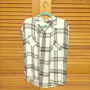 Button Down Plaid Shirt